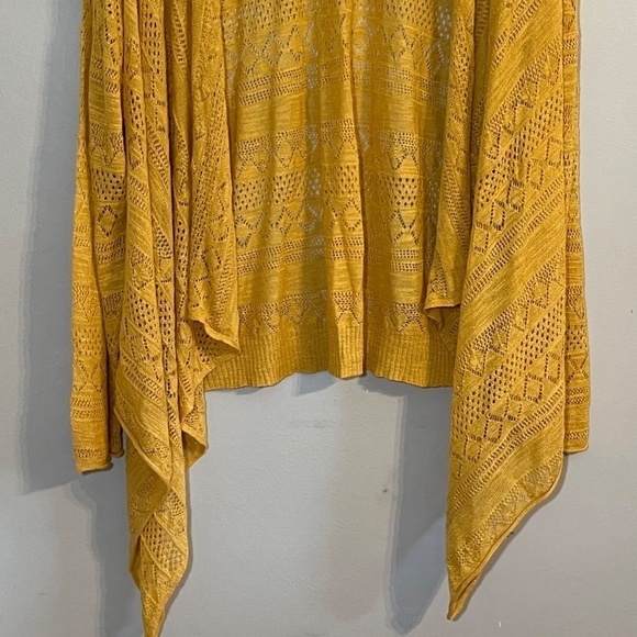 Torrid Knit Sweater 4X Yellow Coastal Neutral Preppy Boho Western Classic Chic - Picture 5 of 12